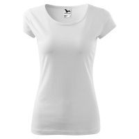 MALFINI® Dámské lehce vypasované bavlněné tričko Malfini s kratšími rukávky