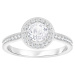Swarovski Třpytivý prsten s krystaly Angelic 5412053 60 mm