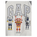 Bílé klučičí tričko GAP Logo robots t-shirt