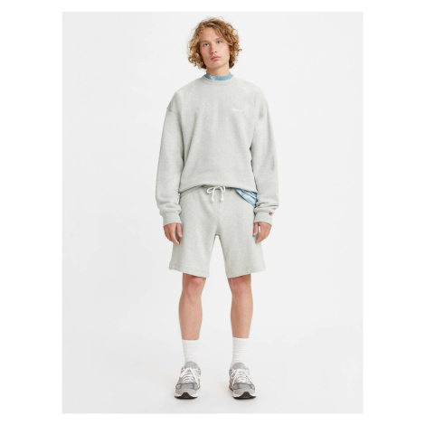 Světle šedé unisex teplákové kraťasy Levi's® Levi´s