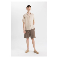 DEFACTO Relax Fit Linen Look Shorts