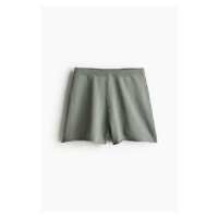 H & M - Pletené šortky - zelená