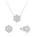 Beneto Hravá souprava šperků ze stříbra AGSET239L (náhrdelník, náušnice)