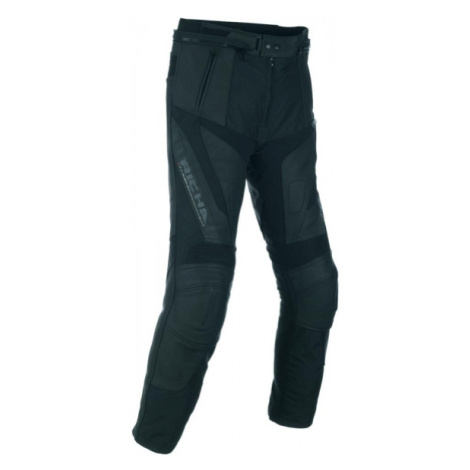 RICHA BALLISTIC Moto kalhoty kožené černá nadměrná