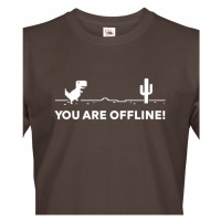 Pánské tričko You are Offline - ideální triko pro Geeky