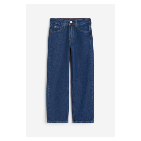 H & M - Loose Fit Jeans - modrá H&M