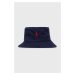 Bavlněná čepice Polo Ralph Lauren tmavomodrá barva, bavlněný