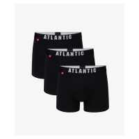 Pánské boxerky ATLANTIC 3Pack - černé