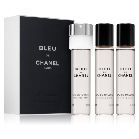 Chanel Bleu de Chanel toaletní voda náplň pro muže 3 x 20 ml
