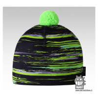 Chlapecká zimní funkční čepice Dráče - Flavio 098, černá/ zelinkavá Barva: Černá