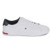 Tommy Hilfiger ESSENTIAL LEATHER DETAIL VULC Bílá