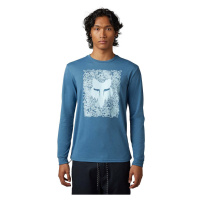 FOX Cyklistické triko s dlouhým rukávem - AUXLRY - modrá