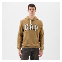 Mikina GAP French Terry Pullover Logo Hoodie Perfect Khaki