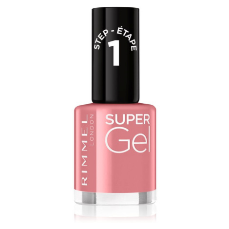 Rimmel Super Gel gelový lak na nehty bez užití UV/LED lampy odstín 035 Pop Princess Pink 12 ml