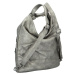 Stylový dámský kabelko-batoh Cashewilla, stříbrná