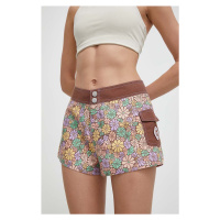 Kraťasy Roxy New Fashion dámské, vzorované, medium waist, ERJBS03277