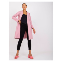 Dámský kabát Fashionhunters Dusty Pink
