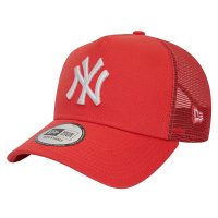 New-Era League Essentials Trucker New York Yankees Cap Červená