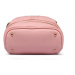 Konofactory Růžový mini kožený batoh s přívěskem „Minimal“ 4L