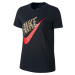 Dámské tričko Nike Futura Tee Černá / Červená
