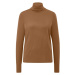 s.Oliver RL POLO NECK JUMPER NOOS Pulovr s rolákem, hnědá, velikost