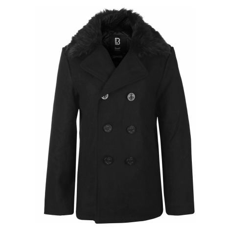 kabát pánský BRANDIT - Fur Collar Pea