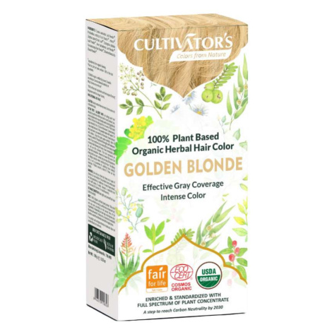 Cultivator Rostlinná barva na vlasy BIO 100 g zlatá blond