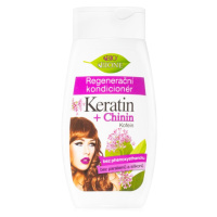 Bione Cosmetics Keratin + Chinin regenerační kondicionér na vlasy 260 ml