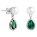 Preciosa Elegantní stříbrné náušnice s pravou perlou Pure Pearl 5337 66