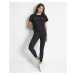 Tričko dkny omb seq lg ss tee blk/black