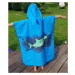 Pončo borntoswim shark poncho junior blue