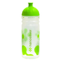 nanosilver® Antibakteriální sportovní láhev nanosilver® čirá/ zelená