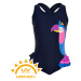 COLOR KIDS-Swimsuit w. animal UPF 40+ Dress Blues Modrá