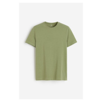 H & M - Tričko Slim Fit - zelená