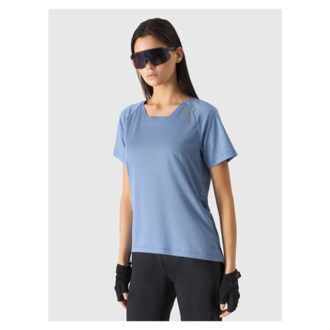 Dámské rychleschnoucí cyklistické tričko 4F - modré