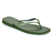 Havaianas SLIM SQUARE GLITTER Zelená