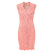 Bonprix BODYFLIRT krajkované šaty s pajetkami Barva: Růžová, Mezinárodní