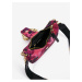 Tmavě růžová dámská vzorovaná kabelka Versace Jeans Couture Range F Couture