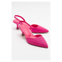 LuviShoes OVER Pink Women's Heeled Shoes