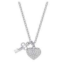 Rosato Zamilovaný stříbrný náhrdelník Storie RZC044 (řetízek, přívěsky)