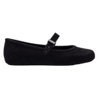 Melissa Soft Ballerina Velvet Fem - Black Černá