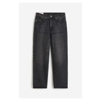 H & M - Loose Jeans - šedá