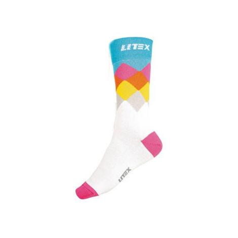 Designové ponožky Litex 9A006 | bordó
