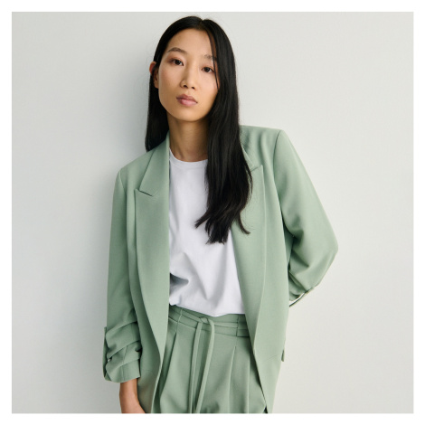 Zelená dámská saka