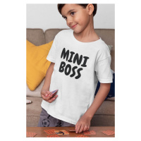 MMO Chlapecké tričko Mini boss Barva: Bíla