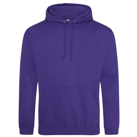 Just Hoods Unisex mikina s kapucí JH001 Ultra Violet