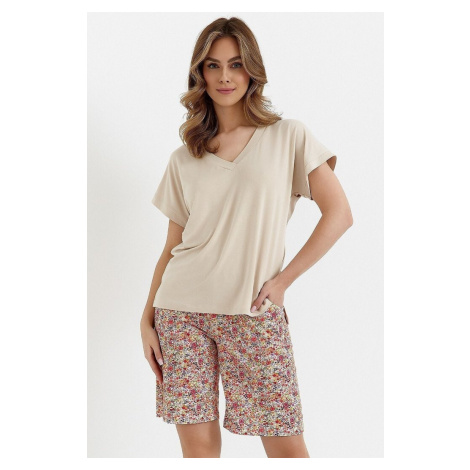 Dámské pyžamo CANA CAN - 456 Světle béžová