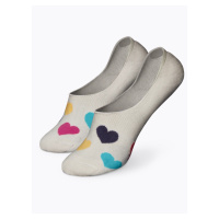 Veselé extra nízké ponožky Dedoles Barevná srdíčka (DNS191) M