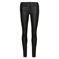 Vero Moda VMALIA MR SKINNY SHAPE COATED PANTS NOOS Černá