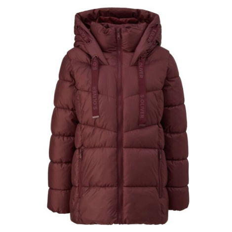 s.Oliver OUTDOOR JACKET Dámská zimní bunda, vínová, velikost